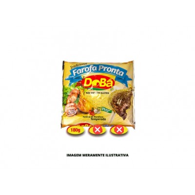 FAROFA TEMPERADA TRADICIONAL DOBA 1X25X180G